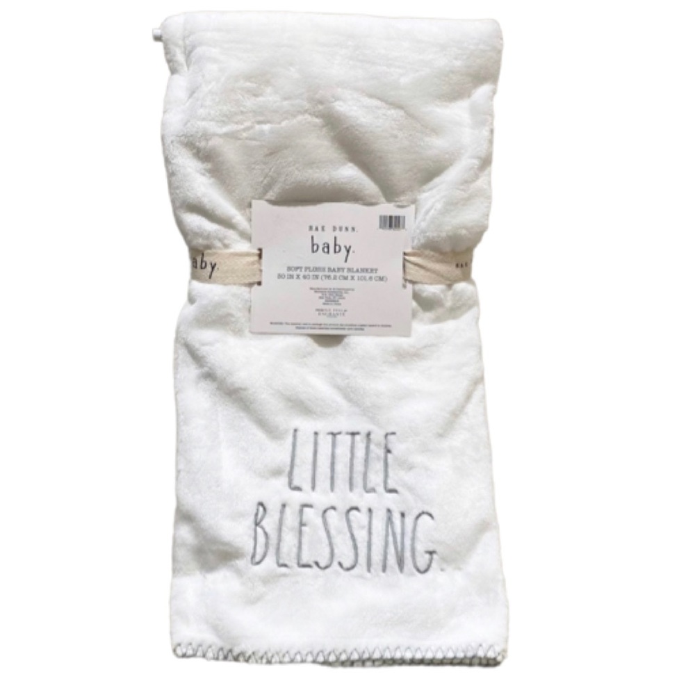 NEW Rae Dunn Little Blessings Baby Blanket